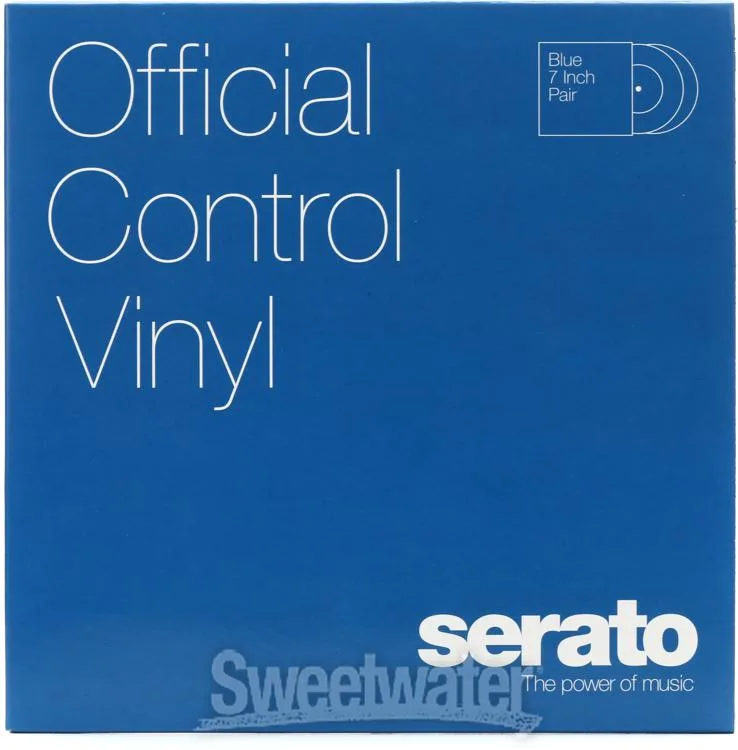  Serato 7 inch Control Vinyl Pair - Blue