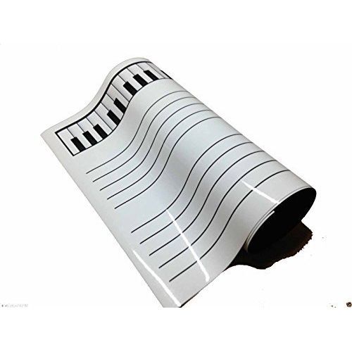  Serendipity World Music Sheet Magnetic Soft Roll Score Staff Notation 5 Line Noligraph Keyboard Piano