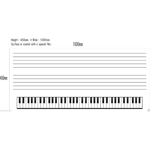  Serendipity World Music Sheet Magnetic Soft Roll Score Staff Notation 5 Line Noligraph Keyboard Piano