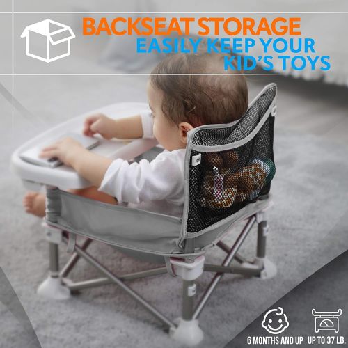 썸머인펀트 [아마존베스트]SereneLife Baby Seat Booster High Chair - Portable Toddler Booster Seat -Lightweight Easy Travel Pop-n-Sit...