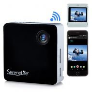 Serene Life Full HD 1080p WiFi Pocket Cam, 2-in-1 Camera + Camcorder, Control via Smartphone (Black)