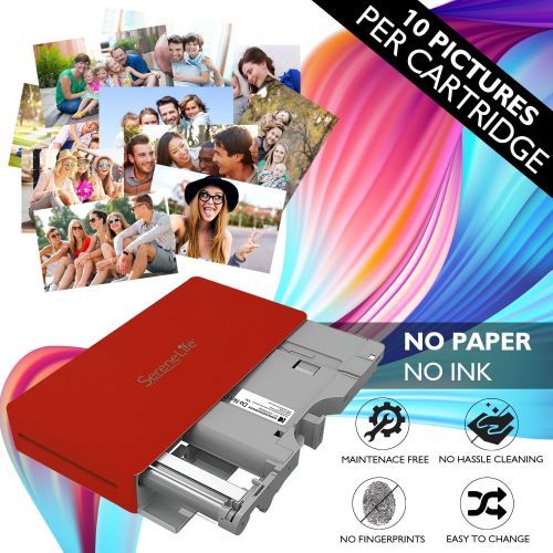  Serene Life SereneLife Portable Instant cord free Color Photo Printer
