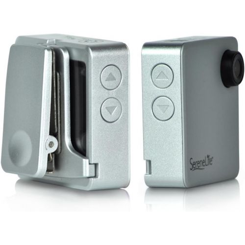  Serene Life Clip-on tragbare Kamera, 1080 Pixel Full-HD mit integriertem W-Lan., SLBCM18SL, silber