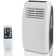 SereneLife SLPAC8 Portable Air Conditioner Compact Home AC Cooling Unit with Built-in Dehumidifier & Fan Modes, Quiet Operation, Includes Window Mount Kit, 8,000 BTU, White