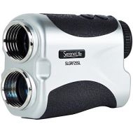 SereneLife Premium Slope Golf Laser Rangefinder with Pinsensor - Digital Golf Distance Meter - Compact Design -with Case