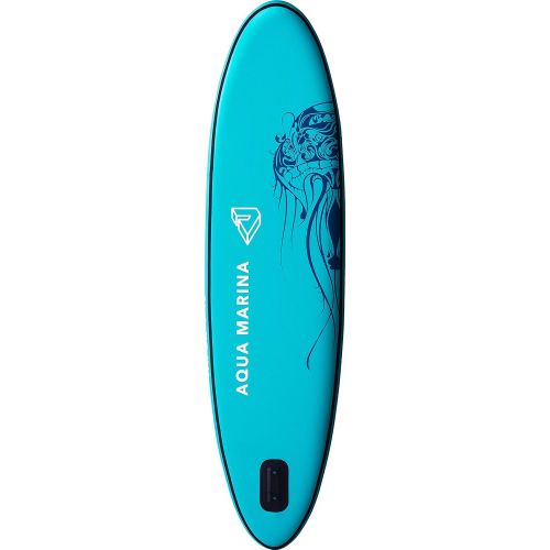  SereneLife 2019 Upgraded 910 Vapor iSUP Inflatable Paddleboard with Leash Pump Paddle and Bag - Adults and Youth Sup Deck Stand Up Paddle Boards Blow Up - 4.72 Thick / 30 Wide