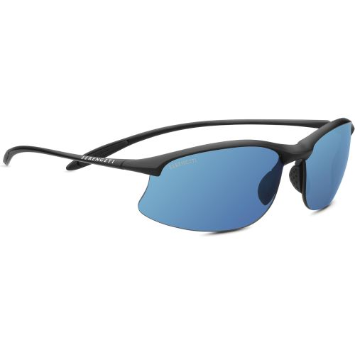  Serengeti Sport Nylon Maestrale Satin Black Phd Polarized 555nm Blue Sunglasses