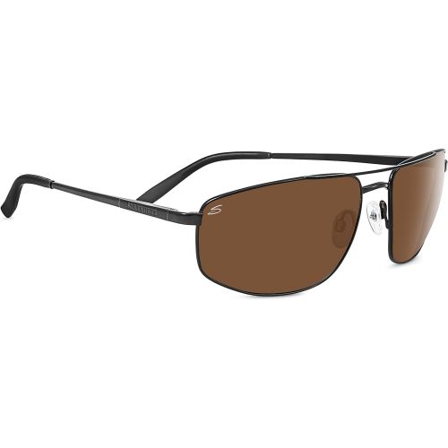  Serengeti Modugno Polarized Driver Sunglasses, Satin Black