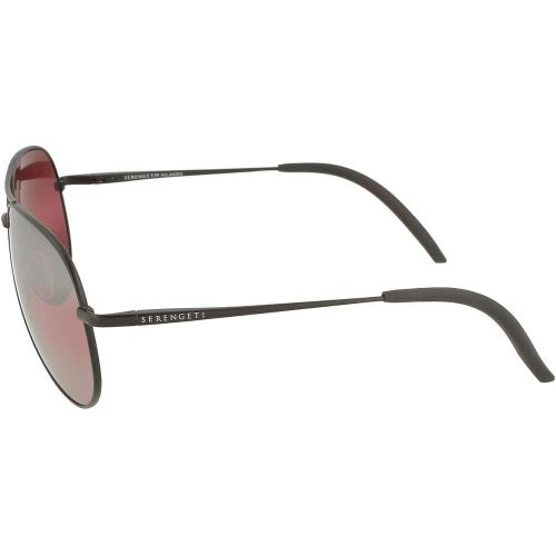  Serengeti Carrara Driver Gradient Sunglasses, Satin Dark Gunmetal