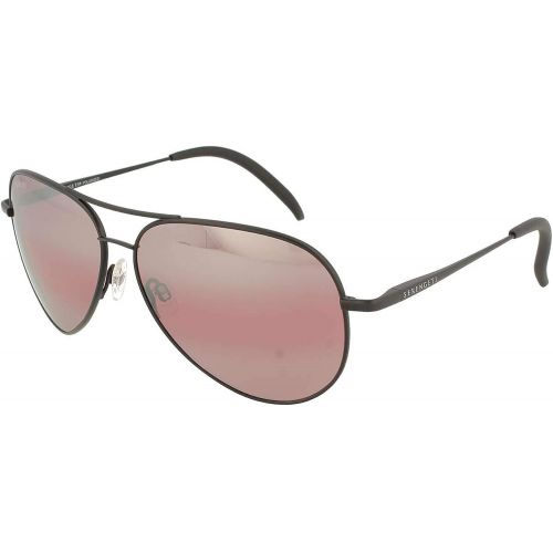  Serengeti Carrara Driver Gradient Sunglasses, Satin Dark Gunmetal