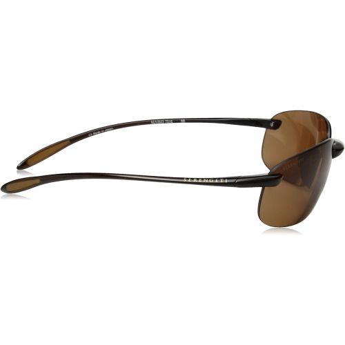  Serengeti Nuvino Polar Sunglasses,Shiny Brown with Drivers Lenses