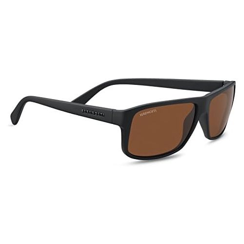  Serengeti Claudio Polarized Drivers, Satin Black