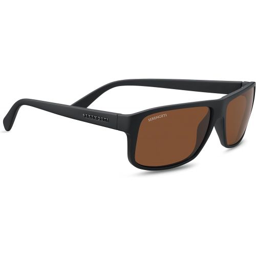  Serengeti Claudio Polarized Drivers, Satin Black