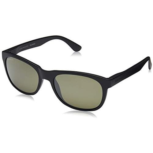  Serengeti 8667 Sunglasses Eyewear Anteo Satin Polarized 555nm Sunglasses, Black