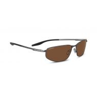 Serengeti Matera Sunglasses Brushed Black Unisex-Adult Medium