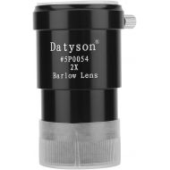 Serounder 2X Barlow Lens with Multiple Coating with 1.25 Inch Interface for 2X Telescope Eyepiece Extender Barlow Lens with Dust Cover