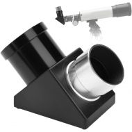 Serounder 1.25 90 Degree Diagonal Adapter Erecting Image Positive Prism Optic Mirror for Telescope Eyepiece Accessories