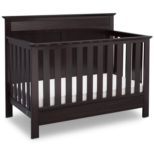  Serta Fall River 4-in-1 Convertible Baby Crib, Grey