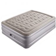 Serta New Sable Raised Queen Pillow Air Mattress with Built-in Electric Pump, Height 19,