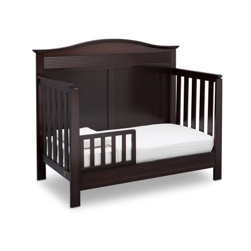  Serta Barrett 4-in-1 Convertible Baby Crib, Dark Chocolate