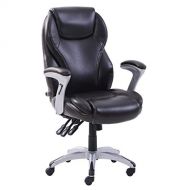 Serta Ergo-Executive Office Chair in Dark Brown Bonded Leather
