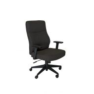 Serta Style Amy Office Chair, Dark Gray Linen Fabric