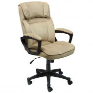 Serta at Home Cyrus Executive High-Back Office Chair in Beige