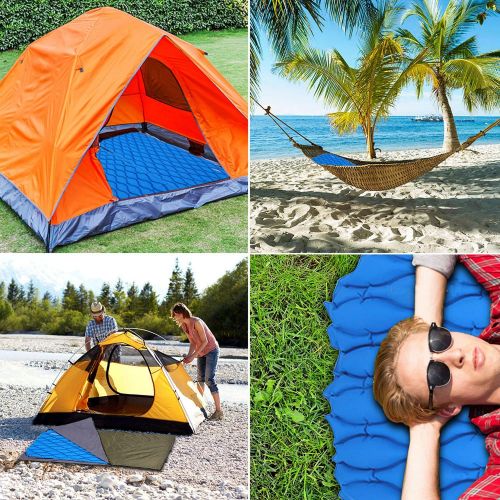  Serveyou serveyou Ultralight Sleeping Mat Inflatable Sleeping Pad Bags Mattress for Outdoor Camping Hiking Backpacking Travel, China
