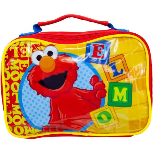  Sesame Street Elmo Toddler 12 Backpack Bonus Detachable Utility Bag (Blue/Yellow)