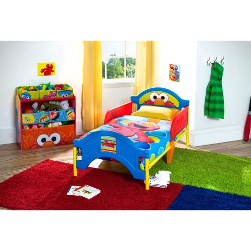  Sesame Street Elmo Plastic Toddler Bed by Delta Children