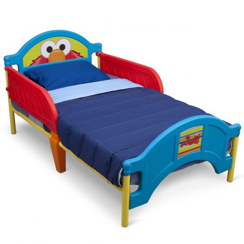  Sesame Street Elmo Plastic Toddler Bed by Delta Children
