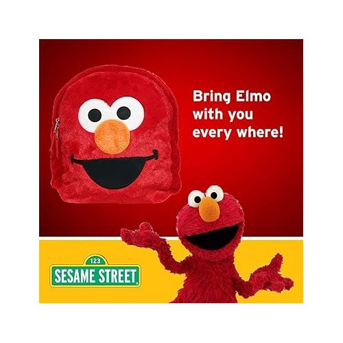  Sesame Street Elmo and Cookie Monster Mini Backpacks for Toddler, Boys, and Girls, School or Travel