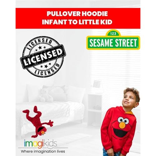  Sesame Street Elmo Abby Cookie Monster Fleece Pullover Hoodie Infant to Little Kid