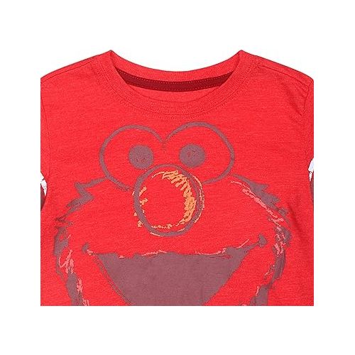  Sesame Street Elmo Boys’ T-Shirt for Infant and Toddler ? Red