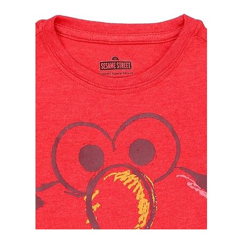  Sesame Street Elmo Boys’ T-Shirt for Infant and Toddler - Red