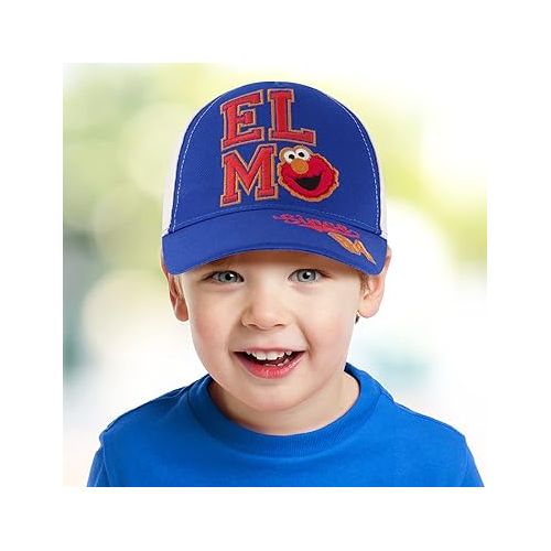  Sesame Street Boys' Elmo Toddler Baseball Hat