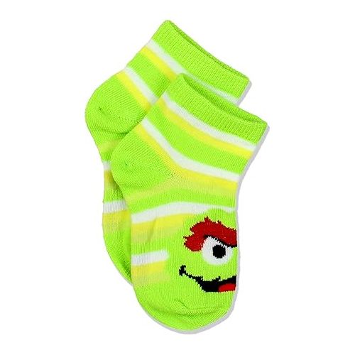  Sesame Street Boys Multi pack Socks (Toddler/Little Kid/Big Kid)