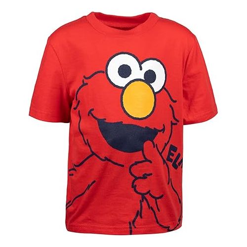  Sesame Street Elmo Cookie Monster T-Shirt and Shorts Outfit Set Infant to Toddler