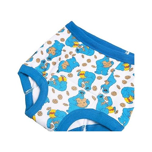  Sesame Street Unisex Toddler Potty Training Pants with Elmo, Cookie Monster and Big Bird with Stickers & Success Chart