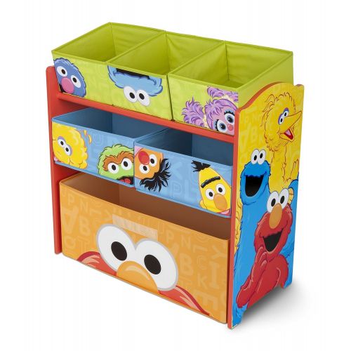  Delta Children 6-Bin Toy Storage Organizer, Sesame Street