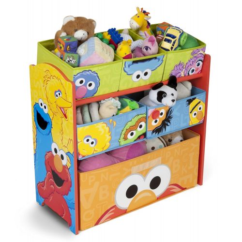  Delta Children 6-Bin Toy Storage Organizer, Sesame Street