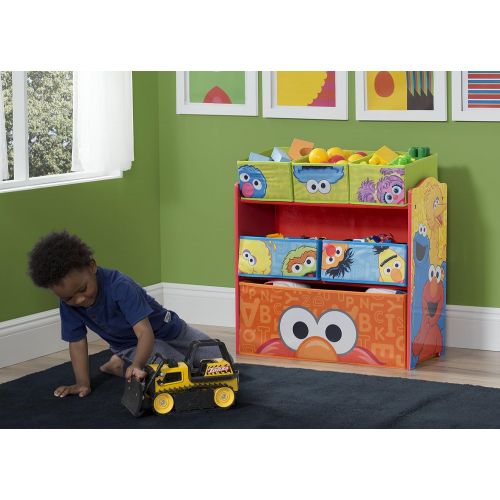  Delta Children 6-Bin Toy Storage Organizer, Sesame Street