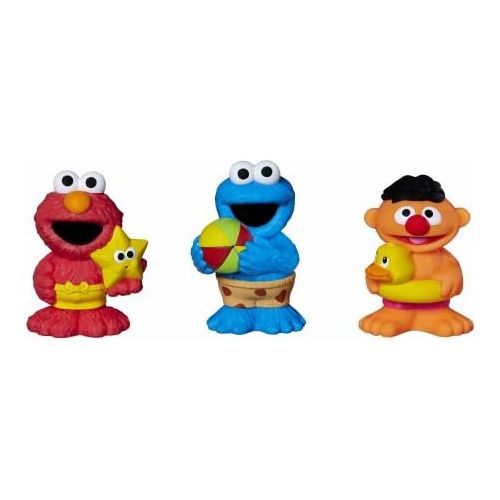  Sesame Street Bath Squirters, Bath Toys featuring Elmo, Cookie Monster and Ernie, Ages 12 Months - 4 Years Assortment (Amazon Exclusive)