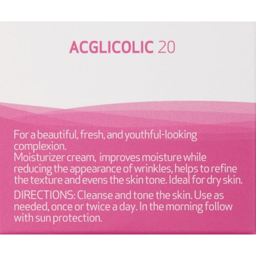  Sesderma Acglicolic 20 Moisturizing Cream, Fuchsia, 1.7 oz.