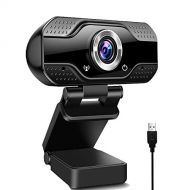 Sestball 1080P Full HD Webcam, Streaming Web Camera with Microphones and Privacy Cover, Webcam for Gaming Conferencing & Working, Laptop or Desktop PC, USB Computer Camera for Mac Xbox YouT