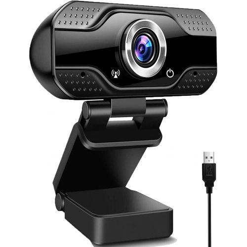  Sestball 1080P Full HD Webcam, Streaming Web Camera with Microphones and Privacy Cover, Webcam for Gaming Conferencing & Working, Laptop or Desktop PC, USB Computer Camera for Mac Xbox YouT