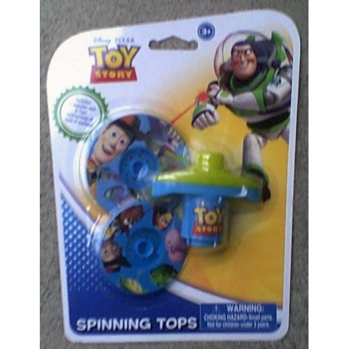  Set of 2 Toy Story Spinning Tops with Launcher