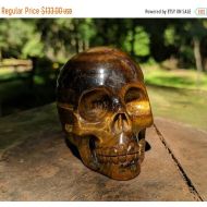 SethMaranukDesigns Crystal Skull no.62 - Tigers Eye