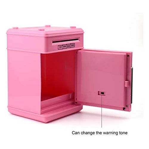  [아마존베스트]Setibre Piggy Bank, Electronic ATM Password Cash Coin Can Auto Scroll Paper Money Saving Box Toy Gift for Kids