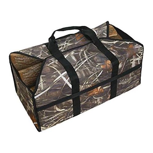  sets Log Carrier Tote Storage Bag, Large Capacity Oxford Fireplace Wood Stove Accessories, with Handles for Camping Trip (Color : D)